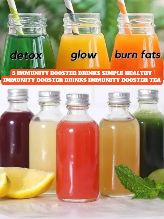 5 immunity booster drinks simple healthy