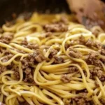 Best Mongolian Ground Beef Noodles