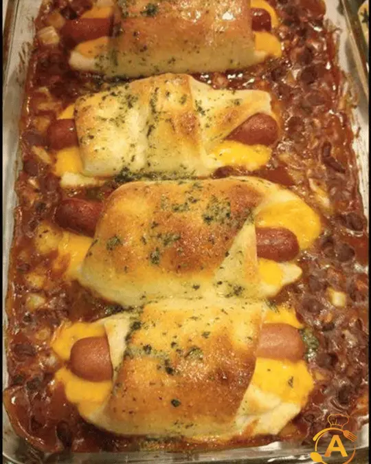 Chili Cheese Dog Bake Dinner Recipe