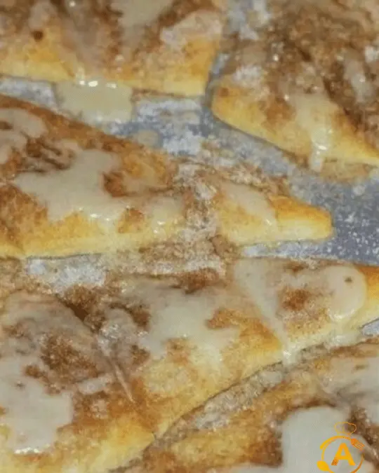 Cinnamon-Sugar Pizza Made with Crescent Rolls