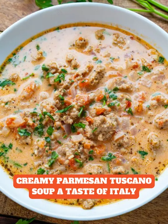 Creamy Parmesan Tuscano Soup A Taste of Italy