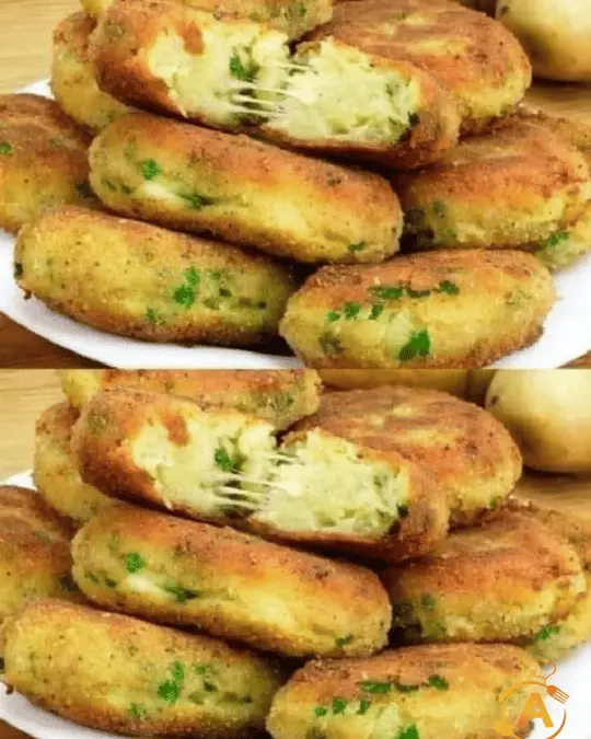 Crispy Cheesy Potato Patties