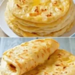 Delicious Layered Cheese Paratha