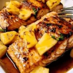 Honey Pineapple Salmon