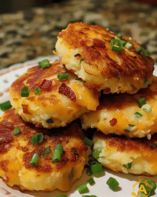 Loaded Mashed Potato Cakes