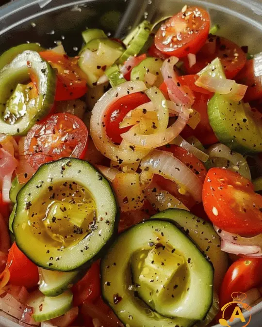 Marinated Tomato and Onion Salad