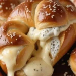 Mozzarella Stuffed Soft Pretzels