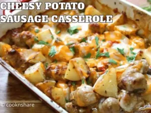 Potato and Sausage Bake with Sour Cream Sauce Recipe