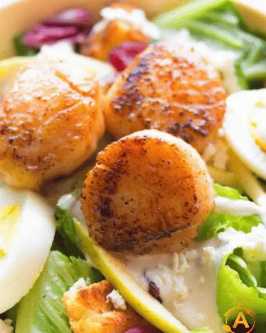 Seared Scallop Salad