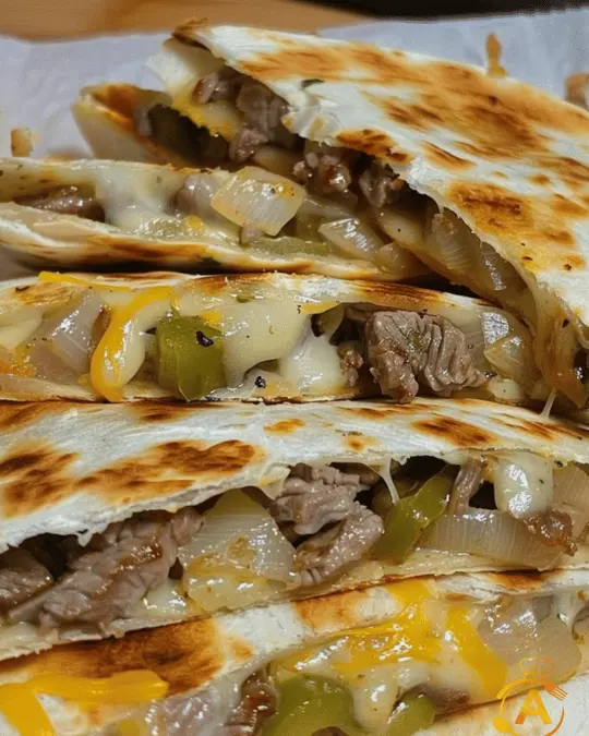 Steak Cheese Steak Quesadillas Recipe