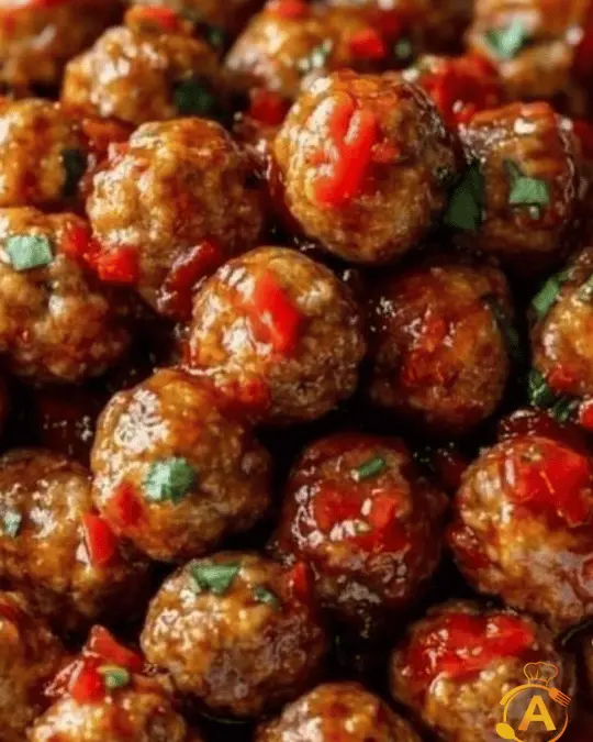 Sweet and Spicy Glazed Meatballs