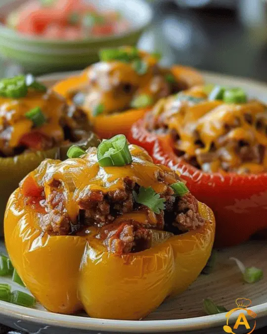 Taco Stuffed Bell Peppers Recipe