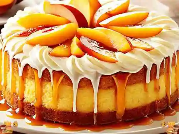 peach dump cake with canned peaches