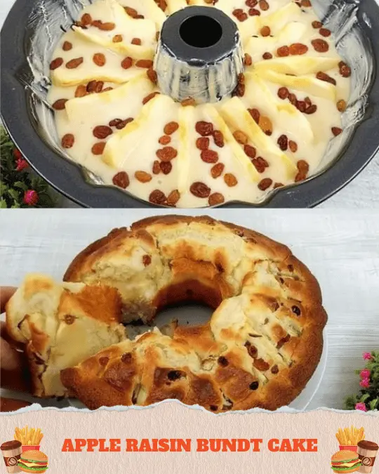 Apple Raisin Bundt Cake