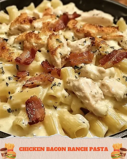 Chicken Bacon Ranch Pasta