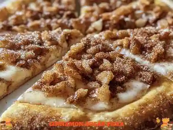 Cinnamon-Sugar Pizza Made with Crescent Rolls