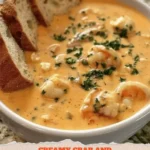 Creamy Crab and Shrimp Seafood Bisque