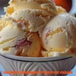 Creamy Homemade Peach Ice Cream: Summer Delight