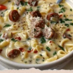 Creamy Parmesan Italian Sausage Soup