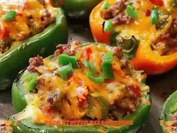 Easy Taco Stuffed Bell Peppers Recipe