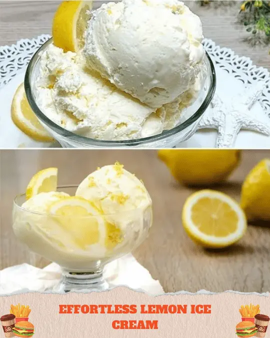 Effortless Lemon Ice Cream