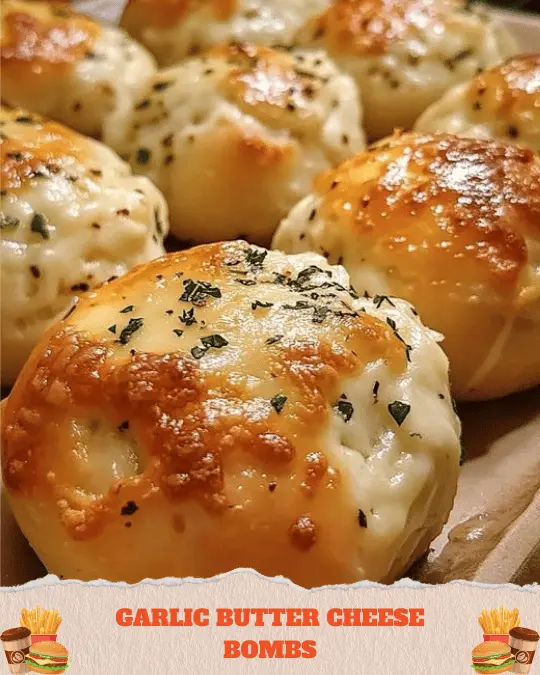 Garlic Butter Cheese Bombs