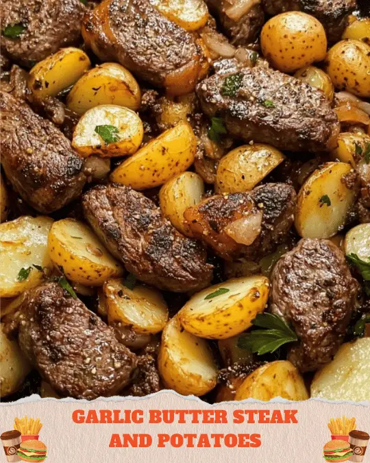 Garlic Butter Steak and Potatoes