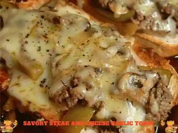 Savory Steak and Cheese Garlic Toast Recipe