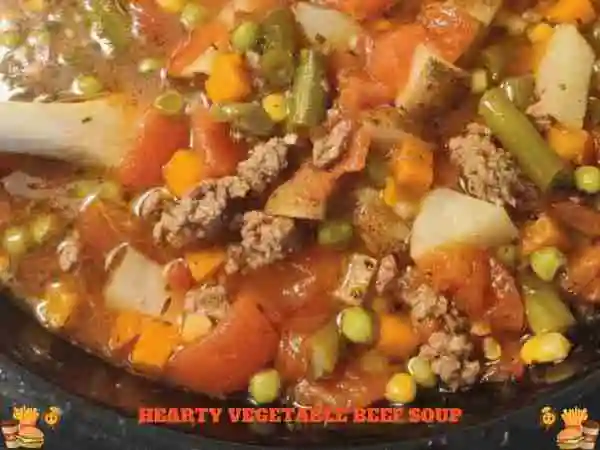 Hearty Vegetable Beef Soup Comfort in a Bowl