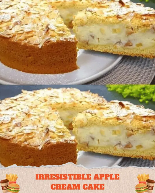 Irresistible Apple Cream Cake