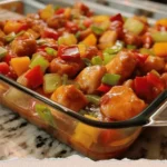 Oven Baked Sweet and Sour Chicken Delight