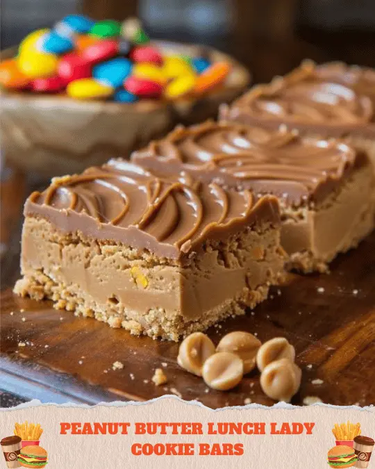 Peanut Butter Lunch Lady Cookie Bars