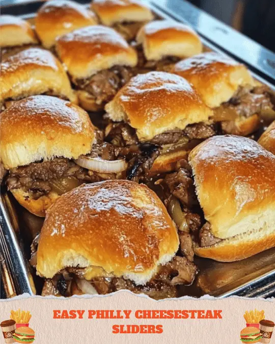 Philly Cheesesteak Sliders