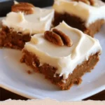 Pumpkin Bars with Cream Cheese Frosting