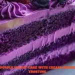 Purple Velvet Cake with Cream Cheese Frosting Recipe