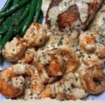 Salmon and Shrimp Skillet