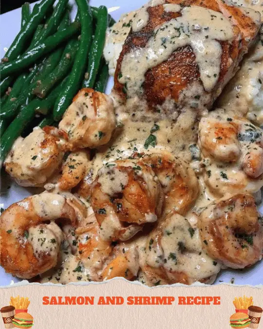 Salmon and Shrimp Skillet