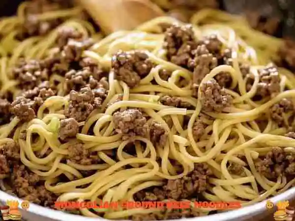 Savor the Best Mongolian Ground Beef Noodles Today