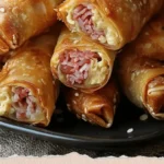 Savory Reuben Egg Rolls