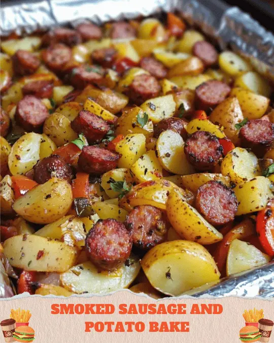 Smoked Sausage and Potato Bake