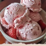 Strawberry Vanilla Bean Ice Cream