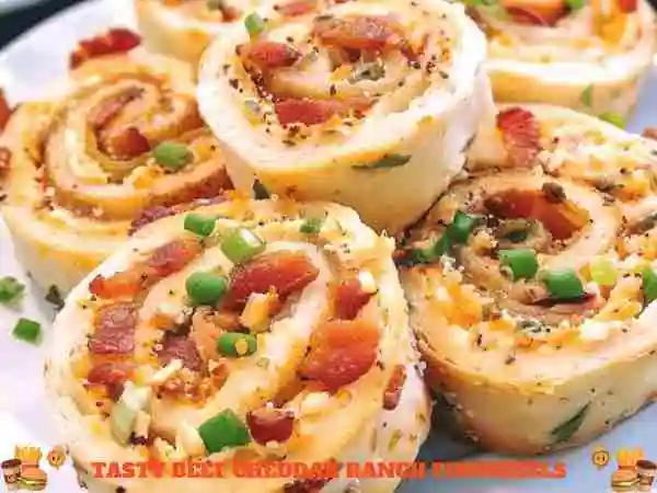 Tasty Beef Cheddar Ranch Pinwheels Recipe