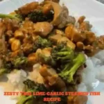 Zesty Thai Lime-Garlic Steamed Fish Recipe