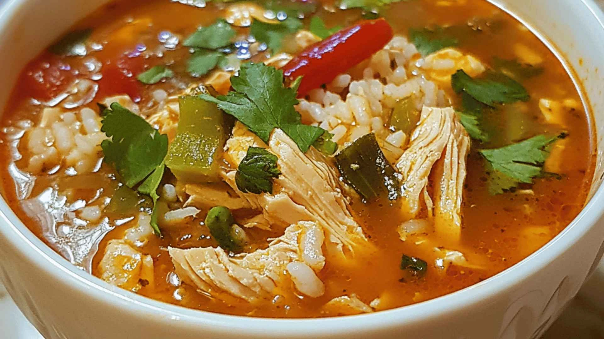 Spicy Chicken Soup with Rice – A Chopt-Inspired Recipe!